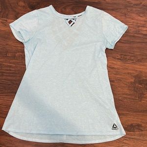 Light blue Reebok t shirt